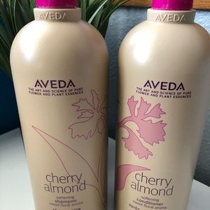 Aveda CHERRY ALMOND Shampoo & Conditioner Liters